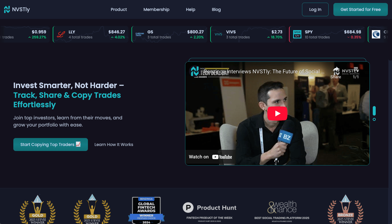 NVSTly homepage